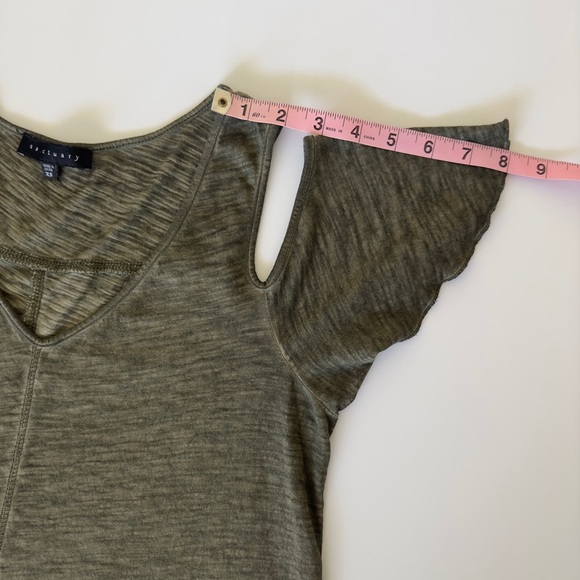 SanctuaryJolene Shift Mini Dress Green Extra Small Women XS Casual - Picture 10 of 11